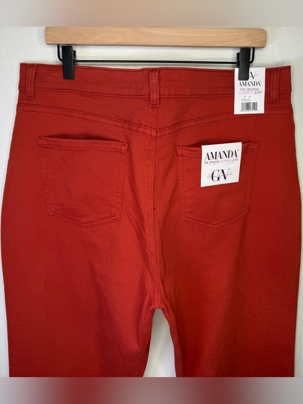 Gloria Vanderbilt Amanda Classic Rise Jeans in Autumn Blaze Women’s Size 18 - Picture 10 of 15